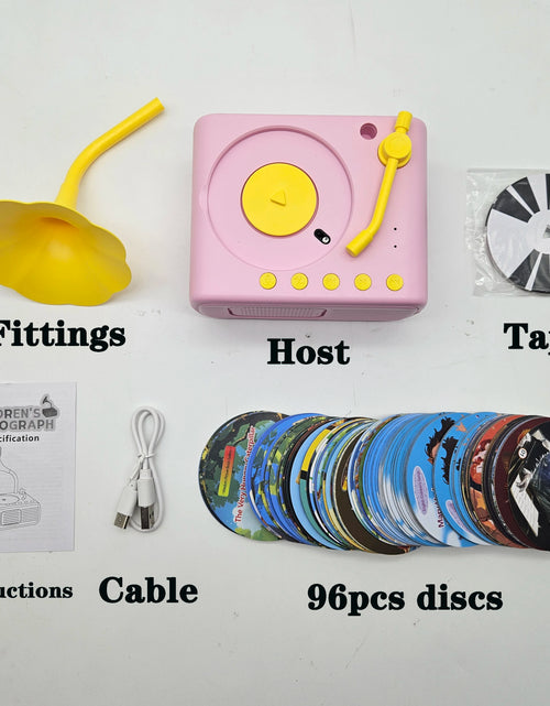 Load image into Gallery viewer, Storytunes Junior – Children’S Phonograph Music & Story Player with 96 Learning Cards