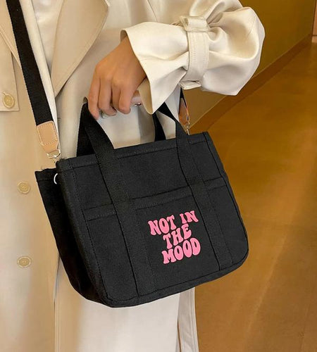 Large Capacity with Removable Bottom Canvas Tote Bag