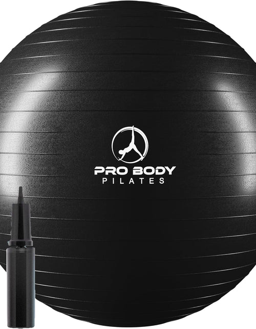 Load image into Gallery viewer, Ball Exercise Ball Yoga Ball, Multiple Sizes Stability Ball Chair, Large Gym Grade Birthing Ball for Pregnancy, Fitness, Balance, Workout and Physical Therapy W/Pump
