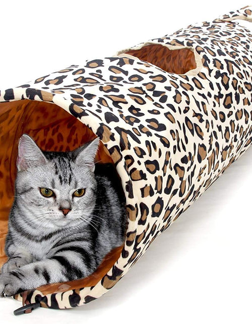 Load image into Gallery viewer, Cat Toys Collapsible Tunnel Dog Tube for Fat Cat,Rabbits,Dogs Length 51&quot; Diameter 12&quot;
