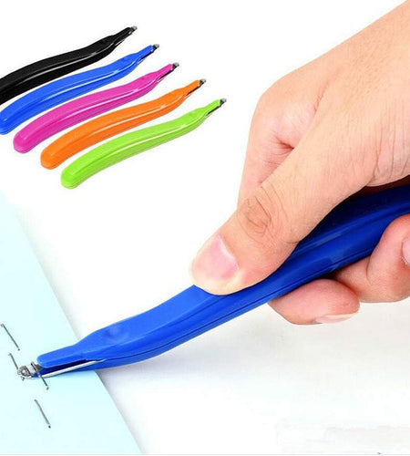 6 PCS Professional Magnetic Staple Remover Puller Rubberized Staples Remover Staple Removal Tool for School Office Home 5 Colors