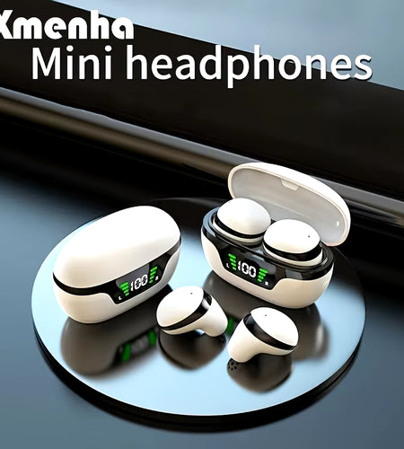 In-Ear Headphones Wireless Mini Invisible Smallest Headphones Headphones for Sleeping in Ear Sleep Earbuds Headphones
