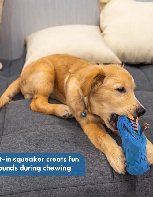 Load image into Gallery viewer, Squeaky Dog Toy Large Dog Chew Toys for Aggressive Chewers Rubber Dog Shoes Shape Toothbrush Toys
