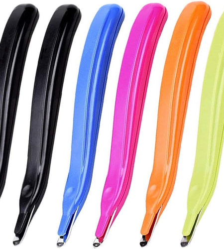 6 PCS Professional Magnetic Staple Remover Puller Rubberized Staples Remover Staple Removal Tool for School Office Home 5 Colors