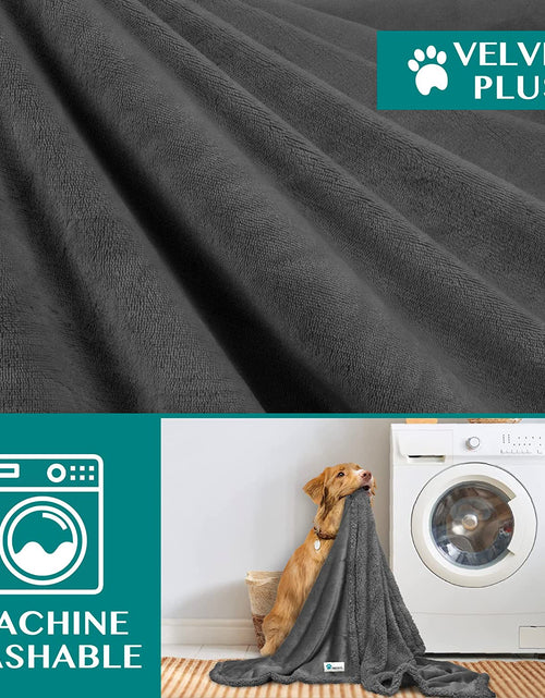 Load image into Gallery viewer, Dog Blanket, Sherpa Dog Blanket | Plush, Reversible, Warm Pet Blanket for Dog Bed, Couch, Sofa, Car
