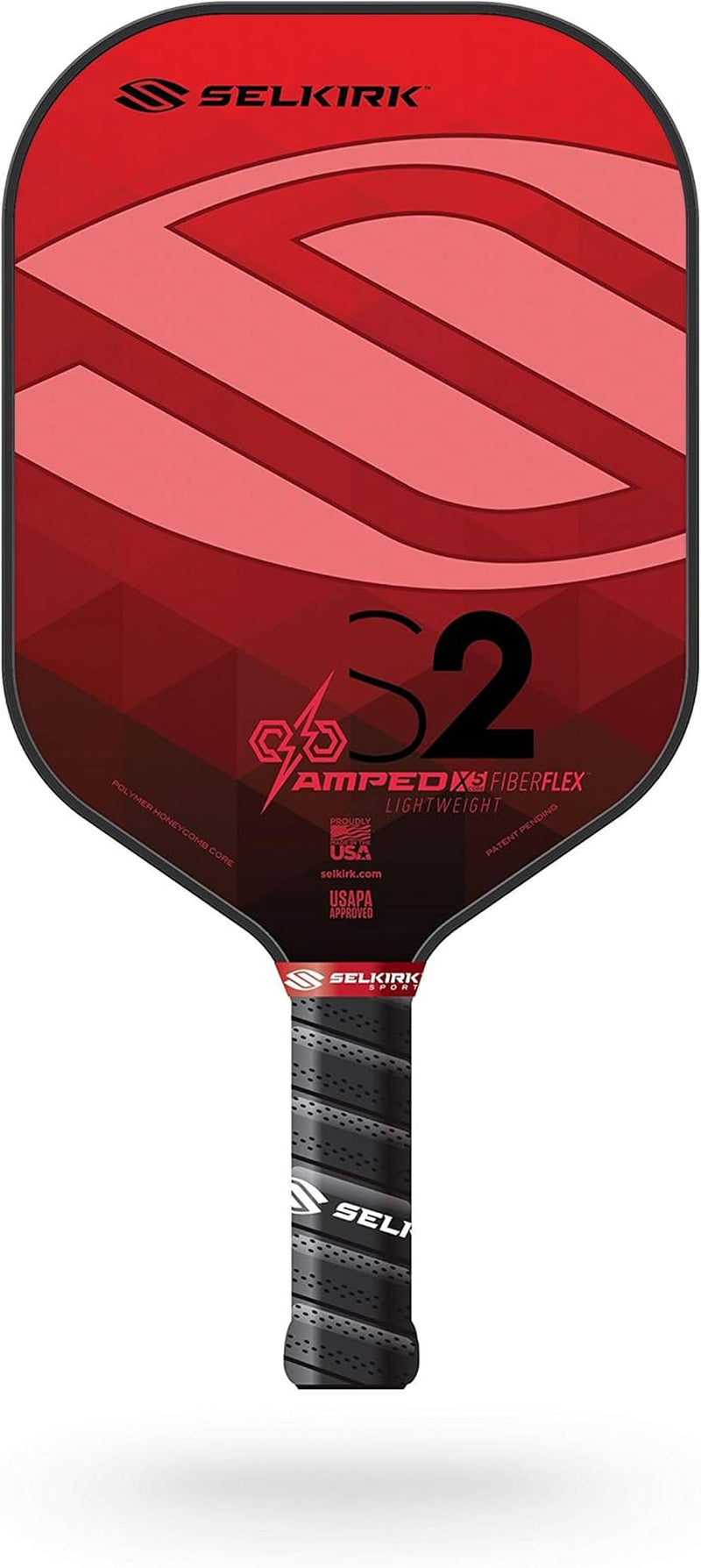 Selkirk Amped Pickleball Paddle | Fiberglass Pickleball Paddle with a Polypropylene X5 Core | Pickleball Rackets Made in the USA