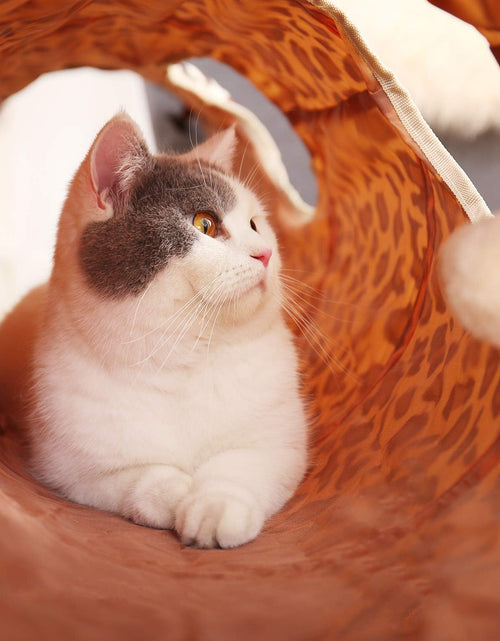 Load image into Gallery viewer, Cat Toys Collapsible Tunnel Dog Tube for Fat Cat,Rabbits,Dogs Length 51&quot; Diameter 12&quot;
