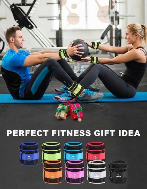 Load image into Gallery viewer, Adjustable Ankle Weights 1-3/4/5/6/8/10/12/15/20 LBS Pair with Removable Weight for Jogging, Gymnastics, Aerobics, Physical Therapy
