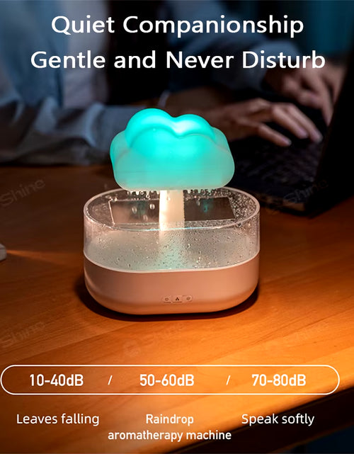 Load image into Gallery viewer, 2023 Rain Cloud Humidifier Raindrop Humidifier H2O Air Humidifier, Aroma Diffuser Essential Oil Aromatherapy Diffuser for Home

