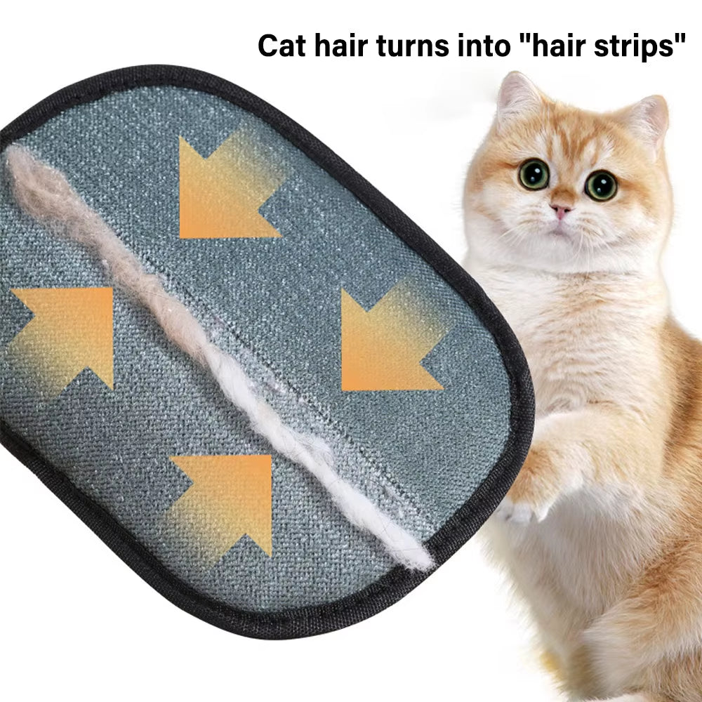 Furgone Duo Gloves – Double-Sided Electrostatic Pet Hair Removal & Grooming Gloves