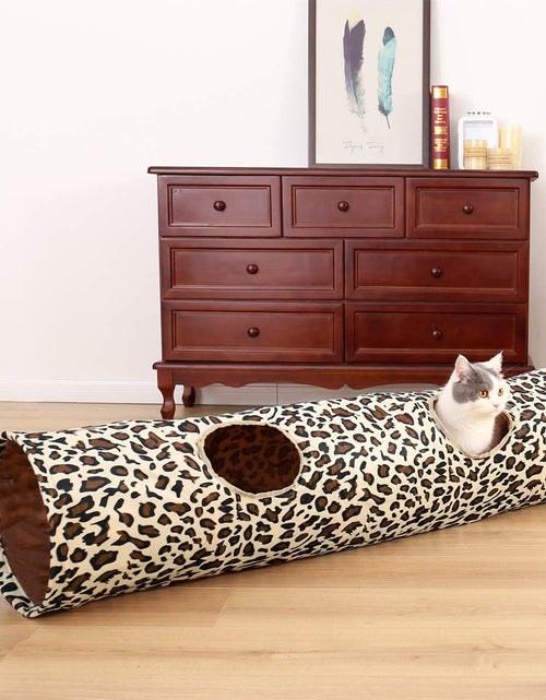 Load image into Gallery viewer, Cat Toys Collapsible Tunnel Dog Tube for Fat Cat,Rabbits,Dogs Length 51&quot; Diameter 12&quot;
