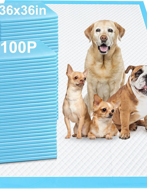Load image into Gallery viewer, 4XL 36&quot;X36&quot; Thicken Heavy Absorbency Pet Training Puppy Pee Pads- Jumbo Disposable Polymer Quick Dry No Leaking Pee Pads for Dogs, Cats, Rabbits Pets
