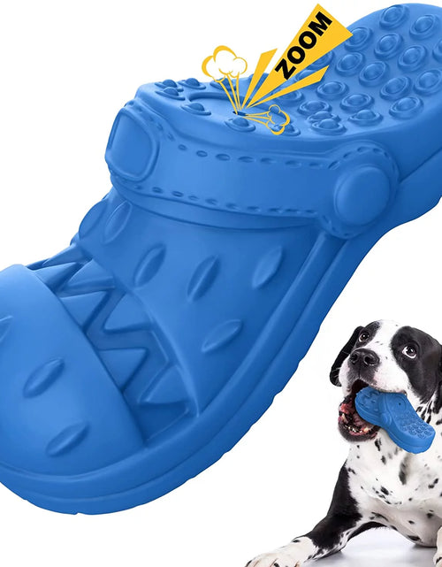 Load image into Gallery viewer, Squeaky Dog Toy Large Dog Chew Toys for Aggressive Chewers Rubber Dog Shoes Shape Toothbrush Toys

