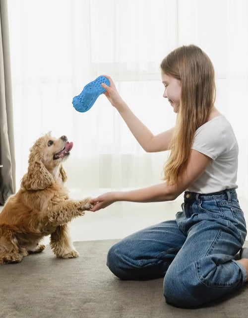 Load image into Gallery viewer, Squeaky Dog Toy Large Dog Chew Toys for Aggressive Chewers Rubber Dog Shoes Shape Toothbrush Toys
