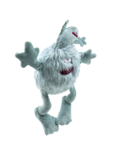 Load image into Gallery viewer, Playclean Germs Squeaky Plush Dog Toy with Odor-Eliminating Essential Oils, Chew Guard Technology - Seafoam, Small
