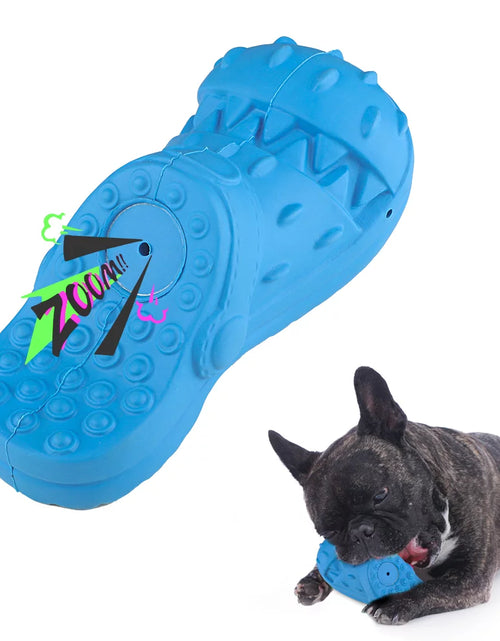 Load image into Gallery viewer, Squeaky Dog Toy Large Dog Chew Toys for Aggressive Chewers Rubber Dog Shoes Shape Toothbrush Toys
