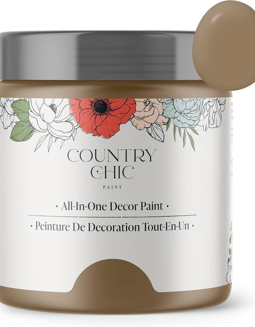 Load image into Gallery viewer, Chalk Style Paint - for Furniture, Home Decor, Crafts - Eco-Friendly - All-In-One - No Wax Needed (Driftwood [Brown], Pint (16 Oz))
